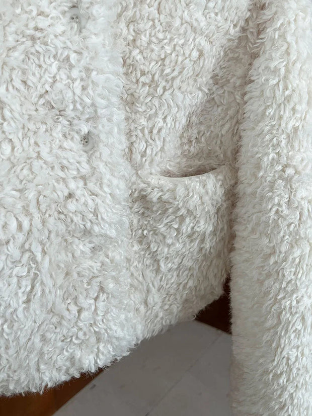 Cloud Nine Furry Lambswool Coat