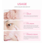 Sakura Skincare Essentials Set - Travel or Gift Pack