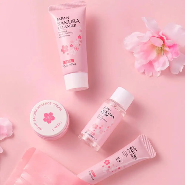 Sakura Facial Skincare Travel Set