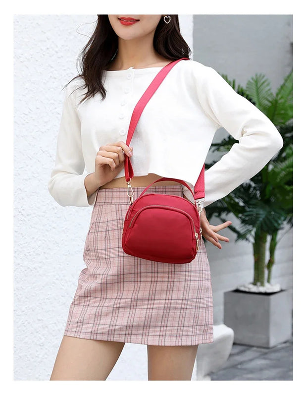 Sleek City & Modern Zip Pocket Crossbody