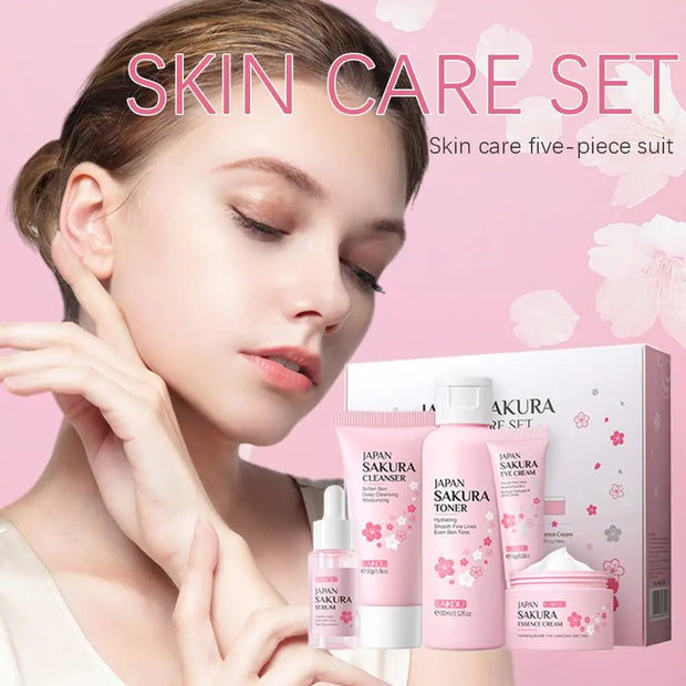 Sakura Skincare Essentials Set - Travel or Gift Pack