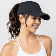 High Ponytail Baseball Cap for Women Spring Summer Sun Hat Running Snapback Hat Messy High Bun Women's Caps Female