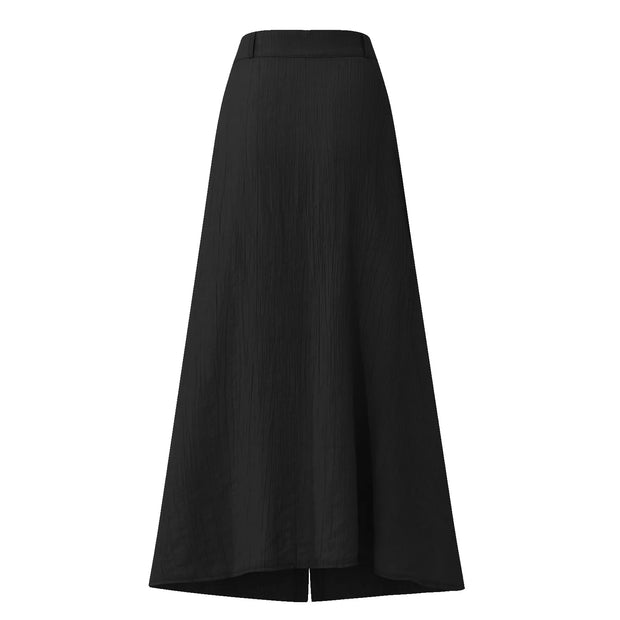 Casual Chic Button-Down Midi Skirt