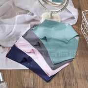 3 pieces of low-rise, seamless, solid-color underwear for women, comfortable, breathable and sexy