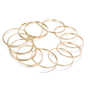 Fashion 12 A Set Of Bracelet Sets Decorative Accessories Hundred Match Bohemian Wind Multi-layer Alloy Bracelet Female Wholesale