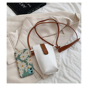 Women's Mobile Phone Bag Female Messenger Shoulder Bags Crossbody Retro PU Leather Bags Mini Handbags New Girls Purse Designer