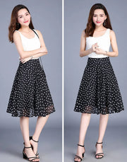 Chiffon Midi Skirts - Elegant Flowing Style