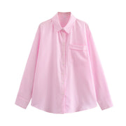 Women's Blouse Multicolored Shirt Office