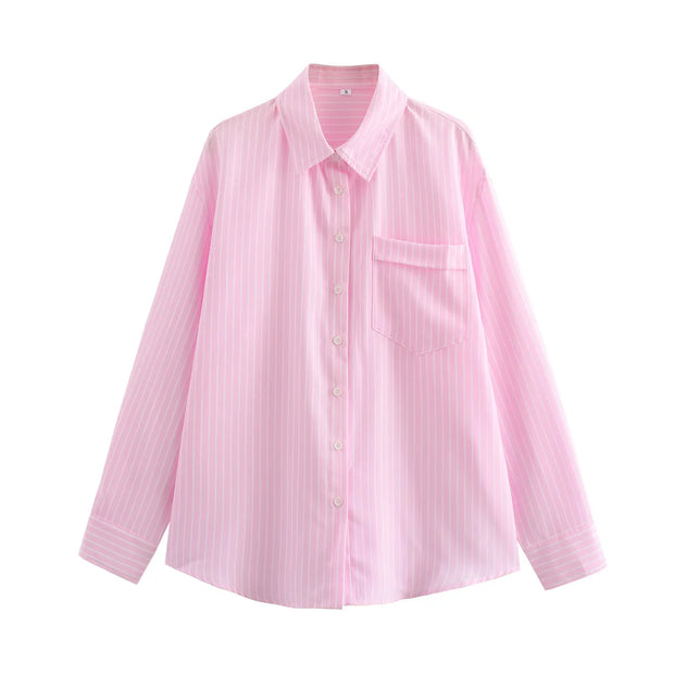 Women's Blouse Multicolored Shirt Office