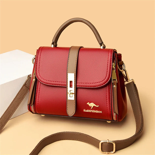 Flip Cover Bilayer Women Purses and Handbags
