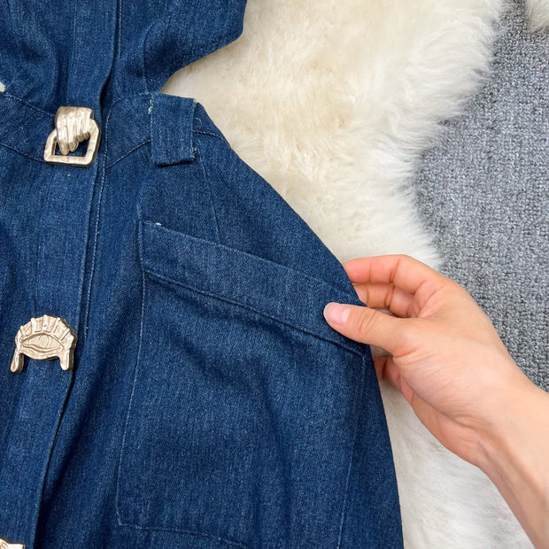 Women's Casual Denim Dress