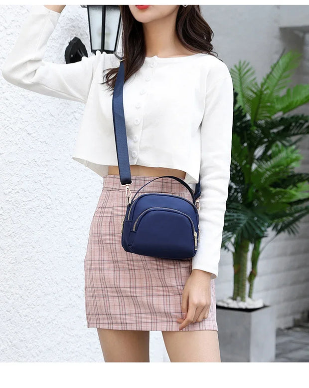 Sleek City & Modern Zip Pocket Crossbody