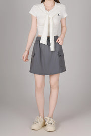 Women's Fall/Summer Short Skirts: High-Waisted, Loose, Slimming, and Versatile Workwear-Style Skirts