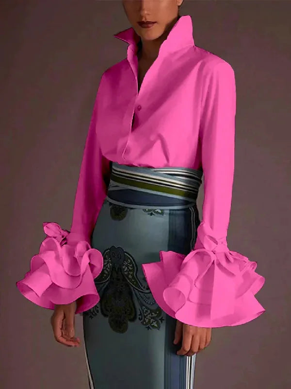 New Fashion Shirts Women Elegant Office