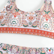 Bikini Ethnic Style Print 2-piece Swimsuit Women