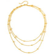 Layered Stainless Steel Necklace - Modern Chic Jewelry