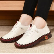 Comfort Leather Walking Sneakers - Everyday Wear