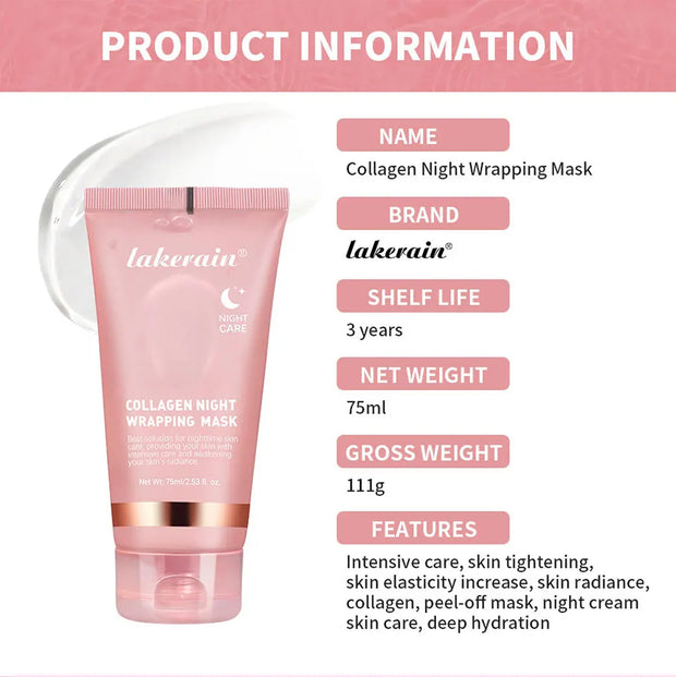 Collagen Night Wrapping Mask - Hydrating Overnight Care