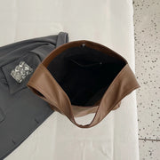 Classic Bucket Shoulder Bag - Large Capacity Everyday Tote