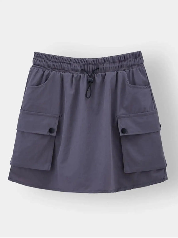 Women's Fall/Summer Short Skirts: High-Waisted, Loose, Slimming, and Versatile Workwear-Style Skirts