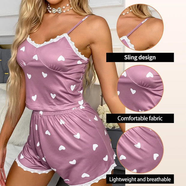 Sweetheart Two-Piece Sleep Set