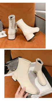 Modern Block Heel Boots - Autumn/Winter