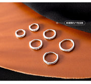 Sterling Silver Minimalist Bohemian Round Ear