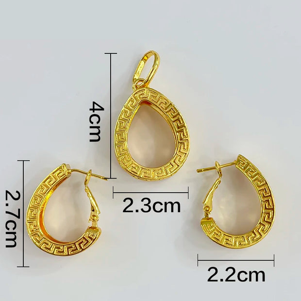 Dubai-Inspired Gold Jewelry Set