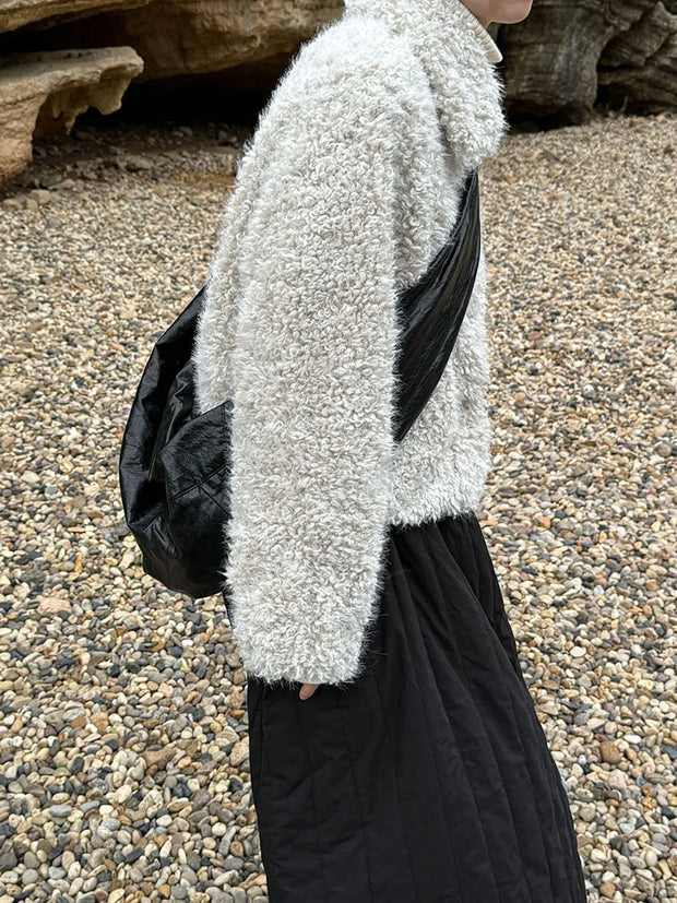 Cloud Nine Furry Lambswool Coat
