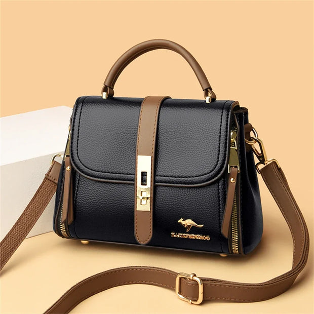 Flip Cover Bilayer Women Purses and Handbags