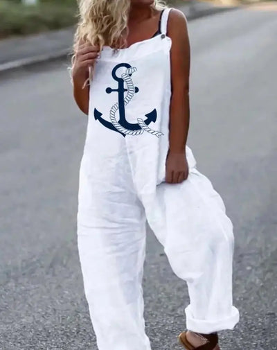 Floral Print Relaxed Fit Jumpsuit