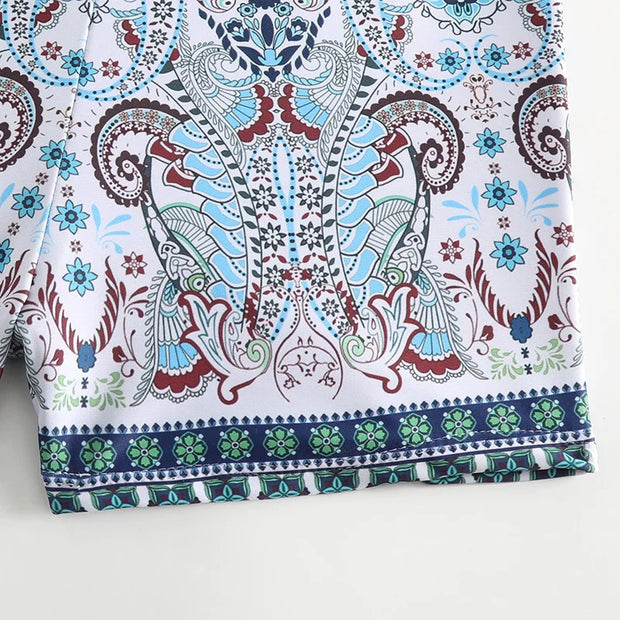 Bikini Ethnic Style Print 2-piece Swimsuit Women