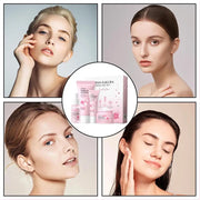 Sakura Skin Care Sets & Kits With Cleanser,Serum,Eye Cream,essence Cream Beauty Products For Women Gift Sets Routine Travel Kit