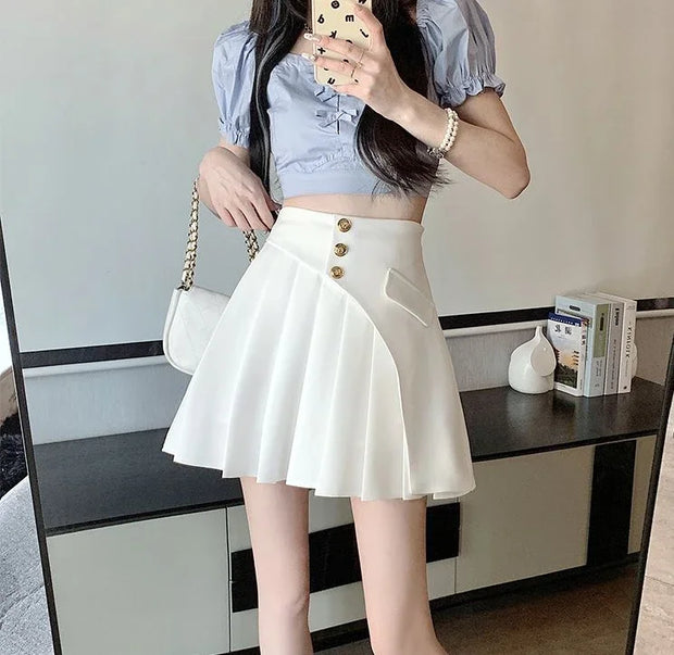 Skirts For Women High Waist A Line Woman Skirt Cheap Clothing Sales Stylish Offer Aesthetic Hot Luxury Elegant Streetwear Casual