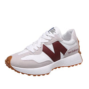 Trendy Luxe Running Sneakers - Neutral Tones