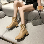 Modern Block Heel Boots - Autumn/Winter