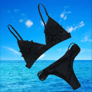 Floral Cutout Bikini - Breathable Summer Set