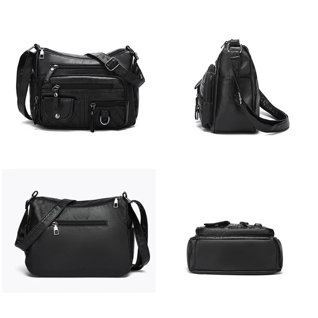 Luxury Multi-Pocket Crossbody Bag