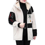 Winter Fashion Women's Coat New Casual Hooded Zipper