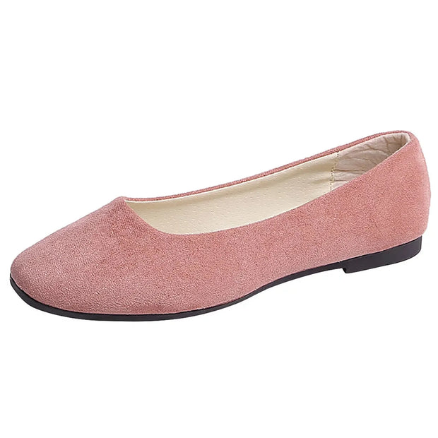 Women  Loafers Flat Heel Shallow