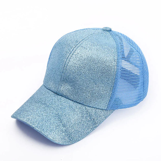 High Ponytail Baseball Cap for Women Spring Summer Sun Hat Running Snapback Hat Messy High Bun Women's Caps Female