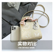 Butterfly Charm Scarf Handle Purse
