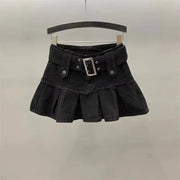 Embroidery Denim Skirts for Women Clothing Street Fashion Hip Hop Sexy Vintage Goth Mini Skirt Casual Harajuku Y2k Skirt
