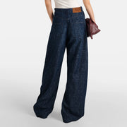 Women Pants Sets Denim Flared Trousers Fashion