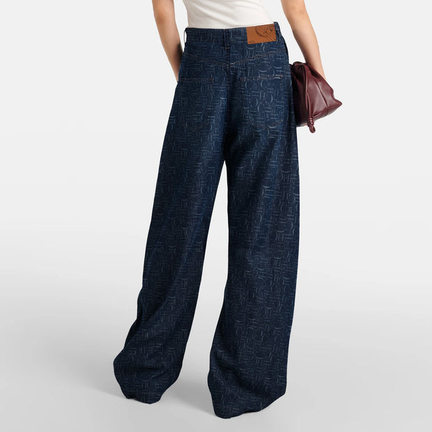 Women Pants Sets Denim Flared Trousers Fashion