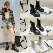 2024 Chelsea boots new thick-soled women's winter shoes for women autumn fashion thick-soled short boots for women
