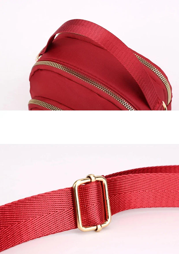 Sleek City & Modern Zip Pocket Crossbody
