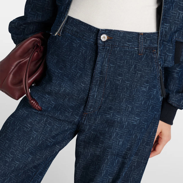 Women Pants Sets Denim Flared Trousers Fashion