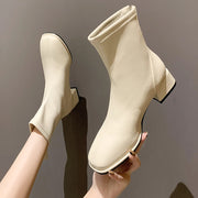 Modern Block Heel Boots - Autumn/Winter