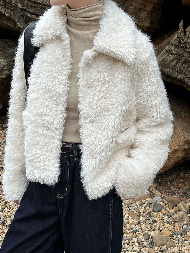 Cloud Nine Furry Lambswool Coat